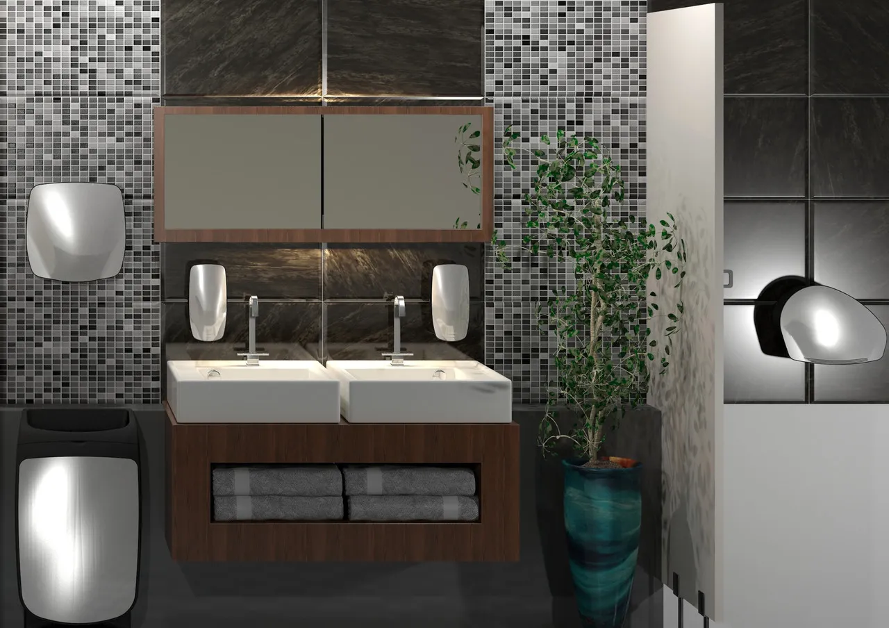 Диспенсер для туалетной бумаги в рулонах Jumbo Breez Mercury 7TJS-BAN — изображение 2