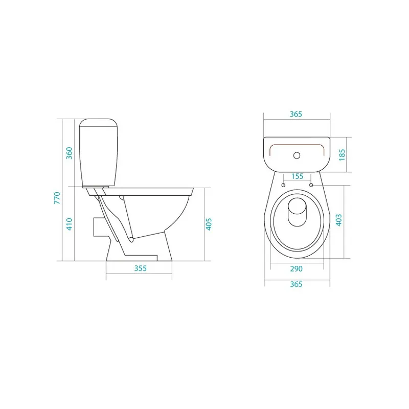 Унитаз-компакт "Паллада" — изображение 2
