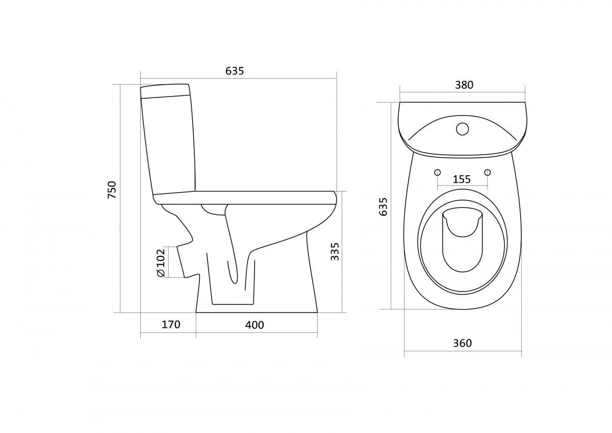 УНИТАЗ-КОМПАКТ "АНИМО" — изображение 2
