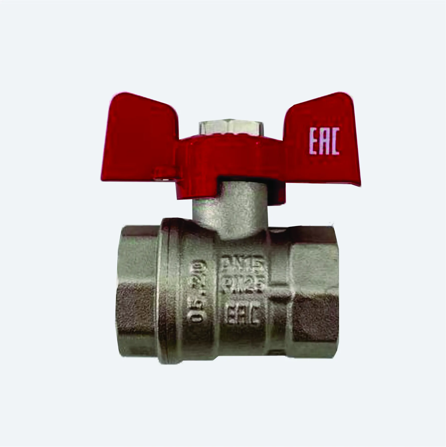 Кран шаровой IVANCI-Superior с разъемным соединителем, ручка-бабочка, вн- наружная резьба 1 1/4 — изображение 4